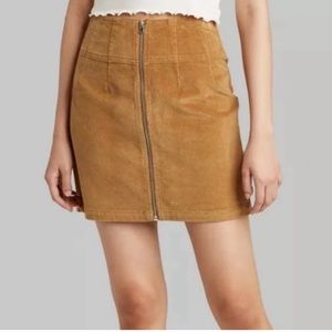 Wild Fable tan corduroy skirt